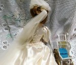 26 inch gibson girl heirloom bk veil